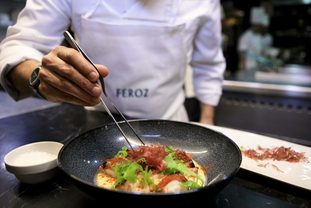 Comida creativa en Feroz (Barcelona)