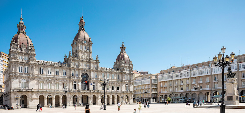 ¿Qué no te puedes perder en La Coruña? 4 Plaza de María Pita (A Coruña).