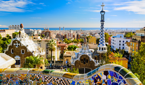 Park Güell en Barcelona