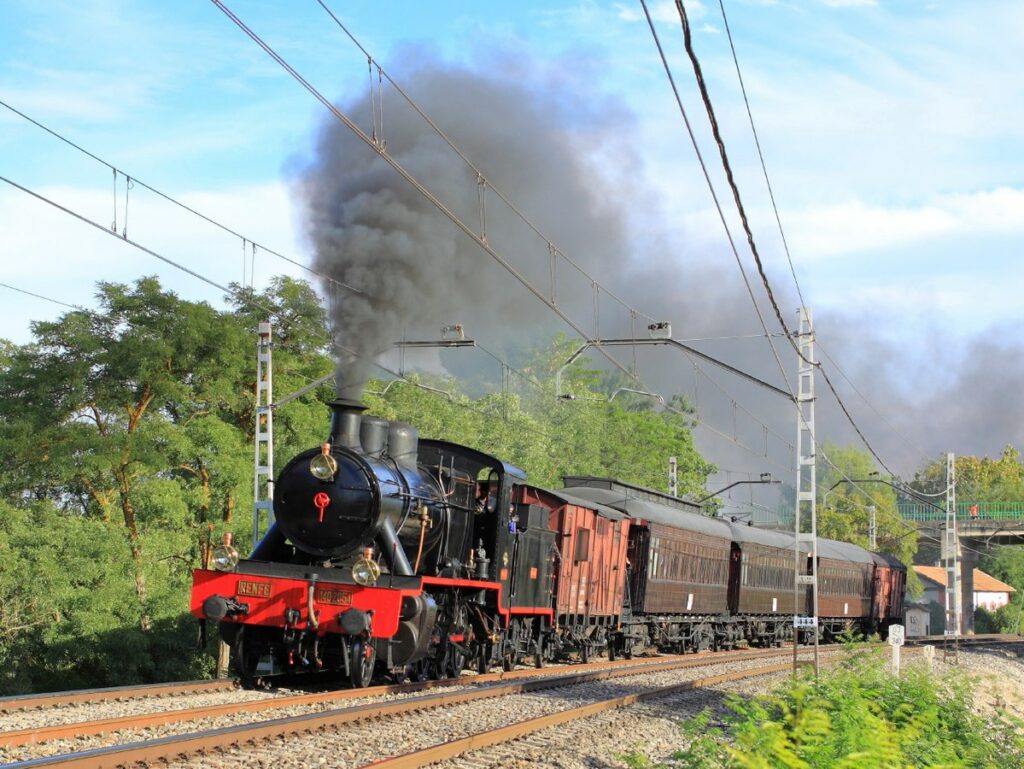 Tren de la Fresa que une Madrid y Aranjuez.