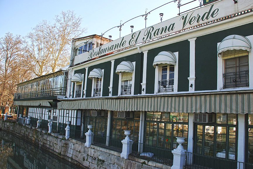 Restaurante El Rana Verde. Aranjuez.
