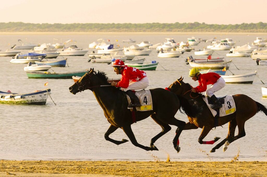 Carreras de caballos en Sanlúcar de Barrameda. Turismo de Cádiz.