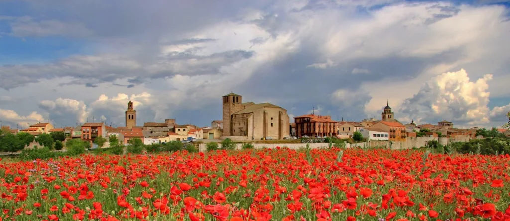 Vista de Arévalo (Ávila). Ayuntamiento.