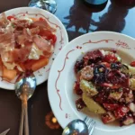 Ensaladas de pulpo y de melón. Imagen: SQV